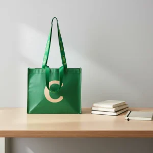 Waterproof PP Woven Hand Length Custom Laminated Reusable Shopping Bag with Your Own Design