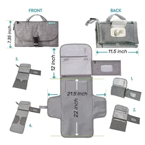 Waterproof Portable Baby Care Backpack Customizable Newborn Diaper Pad Quality Diaper Bags