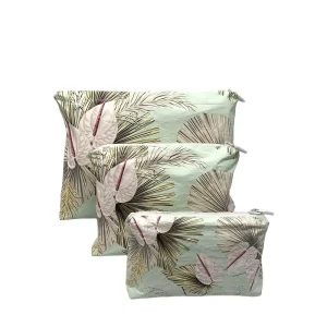 Waterproof Portable Lipstick Cosmetic Bag Beauty Zipper Cosmetic Bag Tyvek Material Small Travel Cosmetic Bag