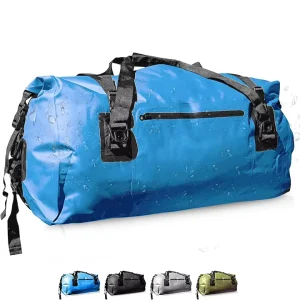 Waterproof Roll Top Duffle Bag Heavy Duty PVC Dry Bag for Camping Travel Riding 40L 100L OEM Backpack