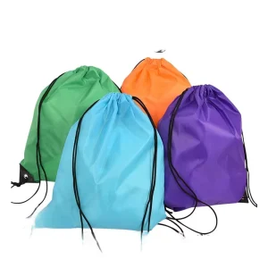 Waterproof Small Draw String Backpack Gift Bags Mini Drawstring Bag Custom