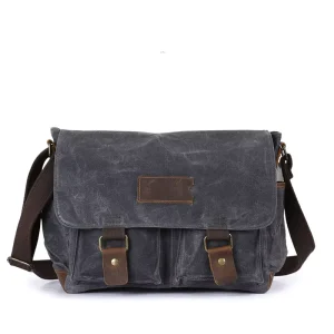 Waterproof Vintage Logo Men Messenger Bags Crossbody Messenger Bag