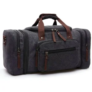 Weekend Travel Tote Sports Duffel Luggage with Zipper Closure Gym Bag for Sports Enthusiasts