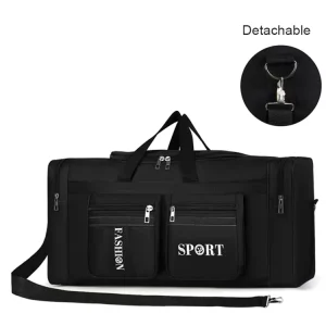 Weekender Overnight Outdoor Gym Bag Men Large Capacity Shoulder Travelling Duffel Bag Crossbody Handle Gym Bag
