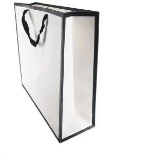 White Big Size New Shopping Bag for Clothing Store Paper Bags with Your Own logo