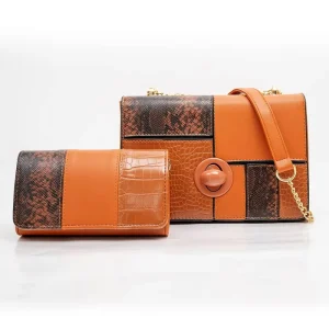 Woman Handbag New Fashion Womens Shoulder Bags Set 2in1 High Quality Casual Ladi Bag