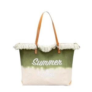 Women Bag New Handbag Simple Beach Travel Bag Ladies Canvas Single Shoulder Tote Bag