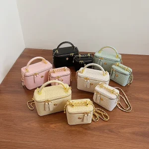 Women Box Handbags Young Lady Single Shoulder Bag for Females