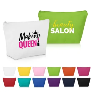 Women Cosmetics Small Bag Cloth Pouch Luxury Make up Travel Beauty Personalised Aesthetic Custom Cotton Canvas Makeup Bags