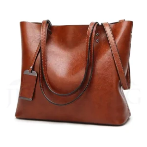 Women Luxury Tote Bags Pu Leather Solid Color Crossbody Messenger Waterproof All Seasons Fashion Handbags