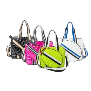 Women Pickle Ball Bag Men Tennis Tote Bag Reversible Pickleball Paddle Kit Puffer Beach Gym Tennis Rackets Padel Bags