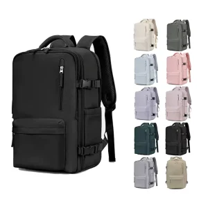 Women Travel Backpack Airplane Large Capacity Multi Function Luggage Lightweight Waterproof Women’s Casual Bag Notebook Bagpack