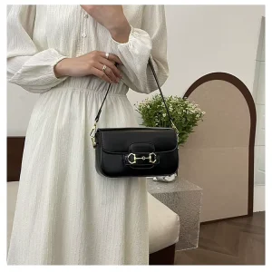 Women’s Bag Vintage Saddle Bag High Quality Shoulder Bag for Ladies New Crossbody Handbag