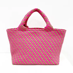 Women’s Bags Neoprene Handbags for Ladies Daily Use Neoprene Weaved Shoulder Bag