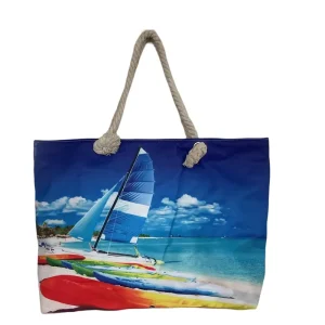 Women’s Casual Tote Bags Custom Embroidery Linen Summer Beach Travel Bags Large Capacity Gift Option