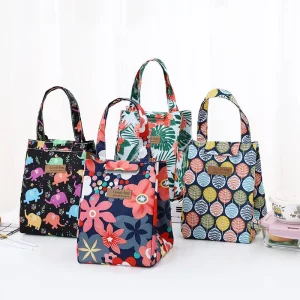 Women’s Eco Friendly Waterproof Customized Lunch Bag Insulated Cooler Picnic Bag