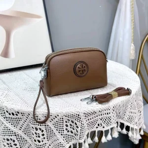Women’s Fashion Lady Vintage Style PU Leather Crossbody Messenger Bag Zipper Large Capacity Waterproof Durable Clutch Portable