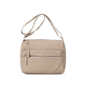 Women’s Fashion Large Capacity Waterproof Crossbody Messenger Shoulder Bag with Zipper Closure Single Strap Oxford Material