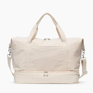 Women’s Fashion Lightweight Expandable Double Shoulder Strap Capacity Travel Duffel Bag