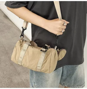 Women’s Fashion Nylon Messenger Bags with Solid Pattern Durable & Portable for Daily & Travel Use