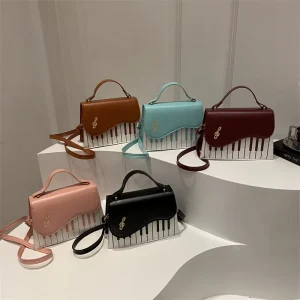 Women’s Fashion Shoulder Crossbody Bag Small Square Zip Closure Dress Style Bag Luxury Handbags for Women Famous Brands