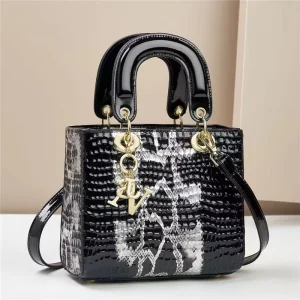 Women’s Handbag Crocodile Pattern Classic Versatile Shoulder Crossbody Bag
