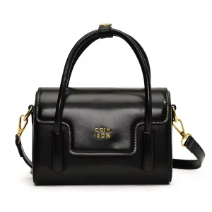 Women’s High End PU Leather French Simple Retro Small Square Crossbody Bag Large Capacity Casual Commuting Niche Shoulder Bag