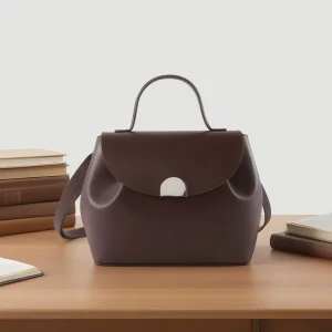 Women’s High-end Retro Crossbody Bag Lightweight Single Strap Handheld New Design Fashionable Saddle Bag