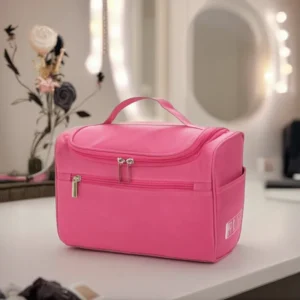 Women’s Large Capacity Waterproof Cosmetic Storage Bag Convenient for Makeup Tool & Washing Needs
