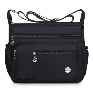 Women’s Large Capacity Waterproof Oxford Cloth Crossbody Messenger Bag Casual Shoulder Strap Design
