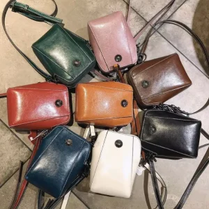 Women’s Messenger Bags Fashion Genuine Leather Luxury Crossbody Bag