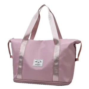Women’s Oxford Cloth Travel Bag Large Capacity Breathable Waterproof Shoulder Bag For Sports Yoga Fitness
