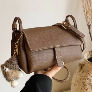 Women’s PU Leather Crossbody Bag Fashionable Single Shoulder Bags Ladies Fashion Messenger Bag