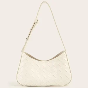 Women’s PVC Half Moon Crossbody Shoulder Bag Single Strap Button Closure Fashionable National
