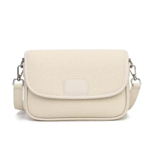 Women’s Popular Solid Color PU Messenger Bag with Adjustable Shoulder Strap Crossbody Small Square Bags for Ladies