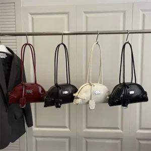 Women’s Pure Color Quality One-shoulder Crossbody Bag New Spring Outgoing Underarm Bag