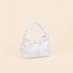 Women’s Small Cross Body Handbags New Design Polyester Shoulder Bags Full Sequins Decor Zipper Closure Water Fashion National