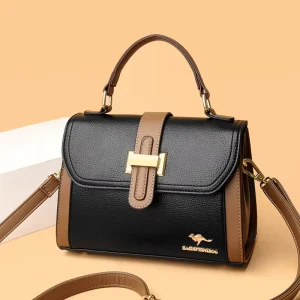 Women’s Square Messenger Bag Portable Stylish Ladies Shoulder Crossbody Bag Fashion Zip Closure Small Satchel Bag