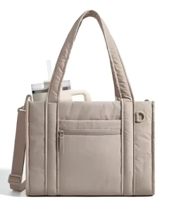 Women’s Tote & Crossbody Bag Waterproof Polyester 14L With Zipper Closure Custom Logo Option For Travel Daily Use & Shopping