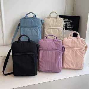XC XC 607 Custom Logo & Color Polyester Nylon Laptop Sleeve Shoulder Bag Soft 13 16 Inch Zipper for Computer