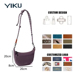 YIKU OEM ODM Custom logo Messenger Bags for Women Waterproof Pack Trendy Nylon Everyday Crossbody Bag