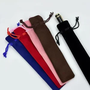 YUEYANG Supply Velvet Pencil Bags for Business Advertising Metal Pen