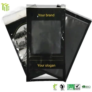 Ziplock Security Disposable PET PE Material Custom Printed Humidity Cigar Wraps Packaging Bag with Moisturizer