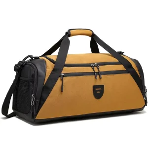 Zipper Large Capacity Adjustable Strap Unisex Multi-functional Durable Portable Outdoor Short Distance Travel Duffel Bag